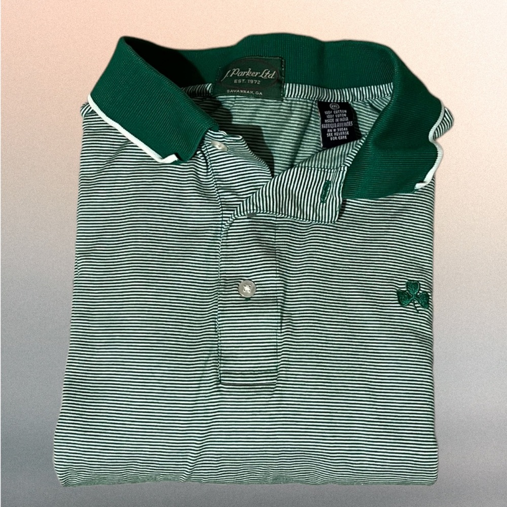 J Parker Ltd size XXL Saint Patrick’s day polo
